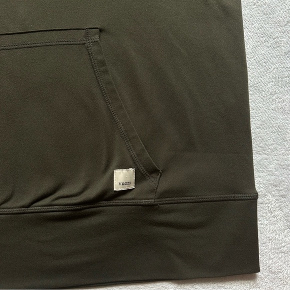 Vuori Halo Performance Pullover Hoodie Style #VW213 Olive Green Size XS - Picture 8 of 8
